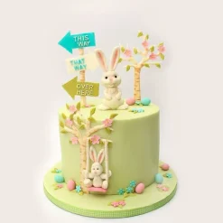 Molde silicona para fondant conejo de Pascua - Katy Sue Designs