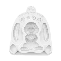 Molde silicona para fondant conejo de Pascua - Katy Sue Designs