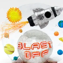 Molde silicona para fondant cohete - Katy Sue Designs