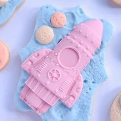 Molde silicona para fondant cohete - Katy Sue Designs