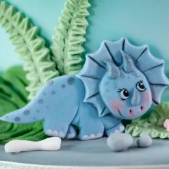 Molde silicona para fondant dinosaurios - Karen Davies