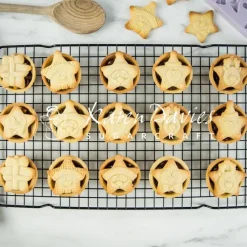 Molde silicona para fondant estrellas de Navidad - Karen Davies