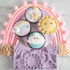 Molde silicona para fondant estaciones - Karen Davies