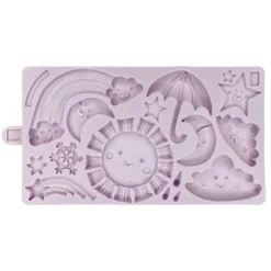 Molde silicona para fondant estaciones - Karen Davies