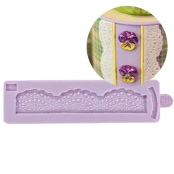 Molde silicona para fondant encaje vintage - Karen Davies