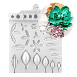 Molde silicona para fondant flores - Katy Sue Designs