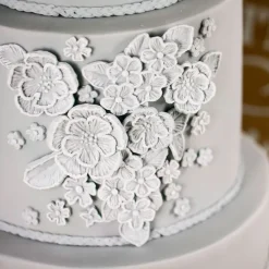 Molde silicona para fondant flores y hojas - Karen Davies