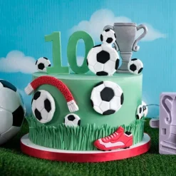Molde silicona para fondant fútbol - Karen Davies