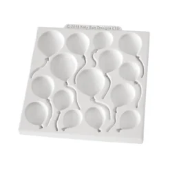 Molde silicona para fondant globos - Katy Sue Designs