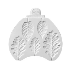 Molde silicona para fondant hojas de roble - Katy Sue Designs