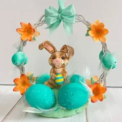 Molde silicona para fondant 3 huevos de Pascua - Katy Sue Designs