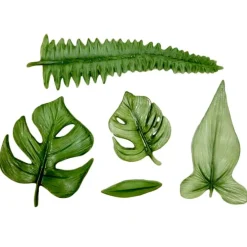Molde silicona para fondant Hojas tropicales - Karen Davies