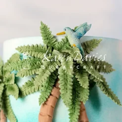 Molde silicona para fondant Hojas tropicales - Karen Davies