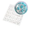 Molde silicona para fondant letras mayúsculas - Katy Sue Designs