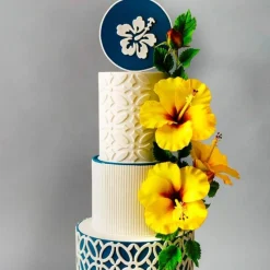 Molde silicona para fondant líneas verticales - Marvelous