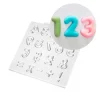 Molde silicona para fondant números - Katy Sue Designs