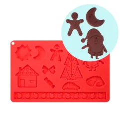 Molde silicona para fondant Navidad - Modecor