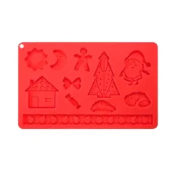 Molde silicona para fondant Navidad - Modecor