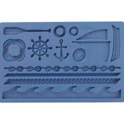 Molde silicona para fondant Náutico - Wilton