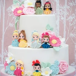 Molde silicona para fondant princesas Disney - Karen Davies