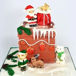 Molde silicona para fondant Papá Noel - Katy Sue Designs