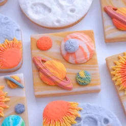 Molde silicona para fondant planetas - Katy Sue Designs