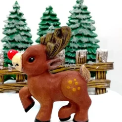 Molde silicona para fondant reno de Navidad - Katy Sue Designs