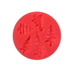 Molde silicona para fondant Árboles de Navidad - Modecor
