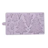 Molde silicona para fondant árboles de mimbre Navidad - Karen Davies