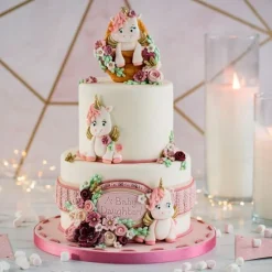 Molde silicona para fondant unicornios - Karen Davies