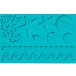 Molde silicona para fondant Vida Marina - Wilton