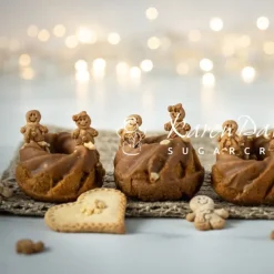 Molde silicona para fondant y galletas muñecos de jengibre - Karen Davies