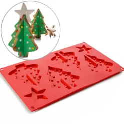 Molde silicona árbol de Navidad 3D encajable - Ibili