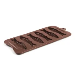 Molde silicona 6 sardinas de chocolate - Ibili