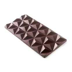 Molde silicona tableta de chocolate pirámide - Ibili