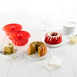 Moldes mini savarín 14 cm (2) - Silicona - Lékué