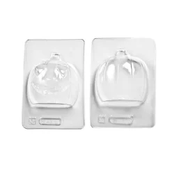 Moldes para chocolate Calabaza mediana (2) + REGALO molde fantasmas