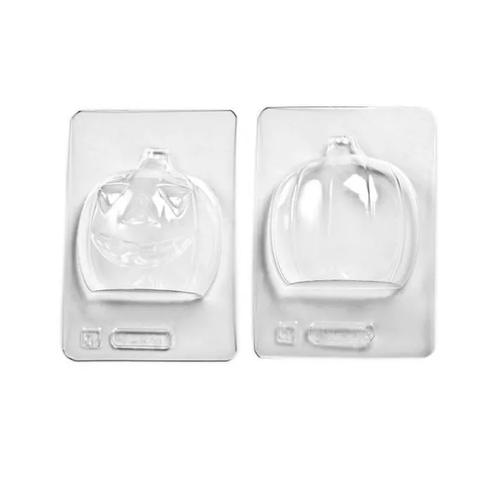 Moldes para chocolate Calabaza mediana (2) + REGALO molde fantasmas