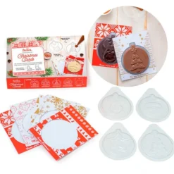 Moldes para chocolate y tarjetas de Navidad - Decora