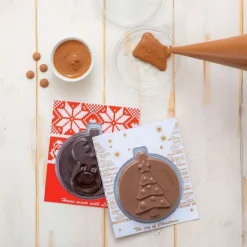 Moldes para chocolate y tarjetas de Navidad - Decora