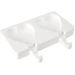 Moldes para 4 helados corazón (2) - Silikomart