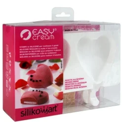 Moldes para 4 helados corazón (2) - Silikomart