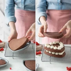 Moldes para layer cake corazón 15 cm (5) - Decora