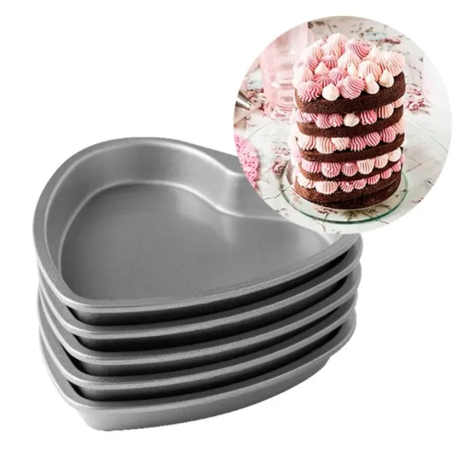 Moldes para layer cake corazón 15 cm (5) - Decora