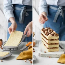 Moldes para layer cake rectangulares 25 cm (4) - Decora