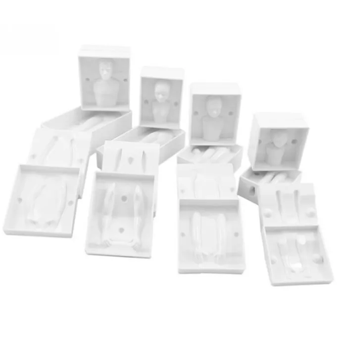 Moldes para 4 personas familia de fondant 3D - Sweetkolor