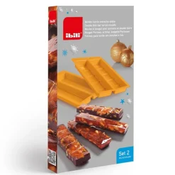 Moldes para turrón estrecho y doble (2) - Ibili