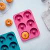 Moldes silicona donuts 6 cavidades (2) - Lacor