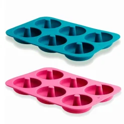 Moldes silicona donuts 6 cavidades (2) - Lacor