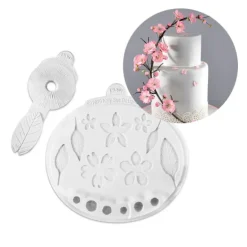 Moldes silicona para fondant flores frutales (2) - Katy Sue Designs